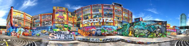 5ponitz - a graffiti haven that was demolished in November 2014